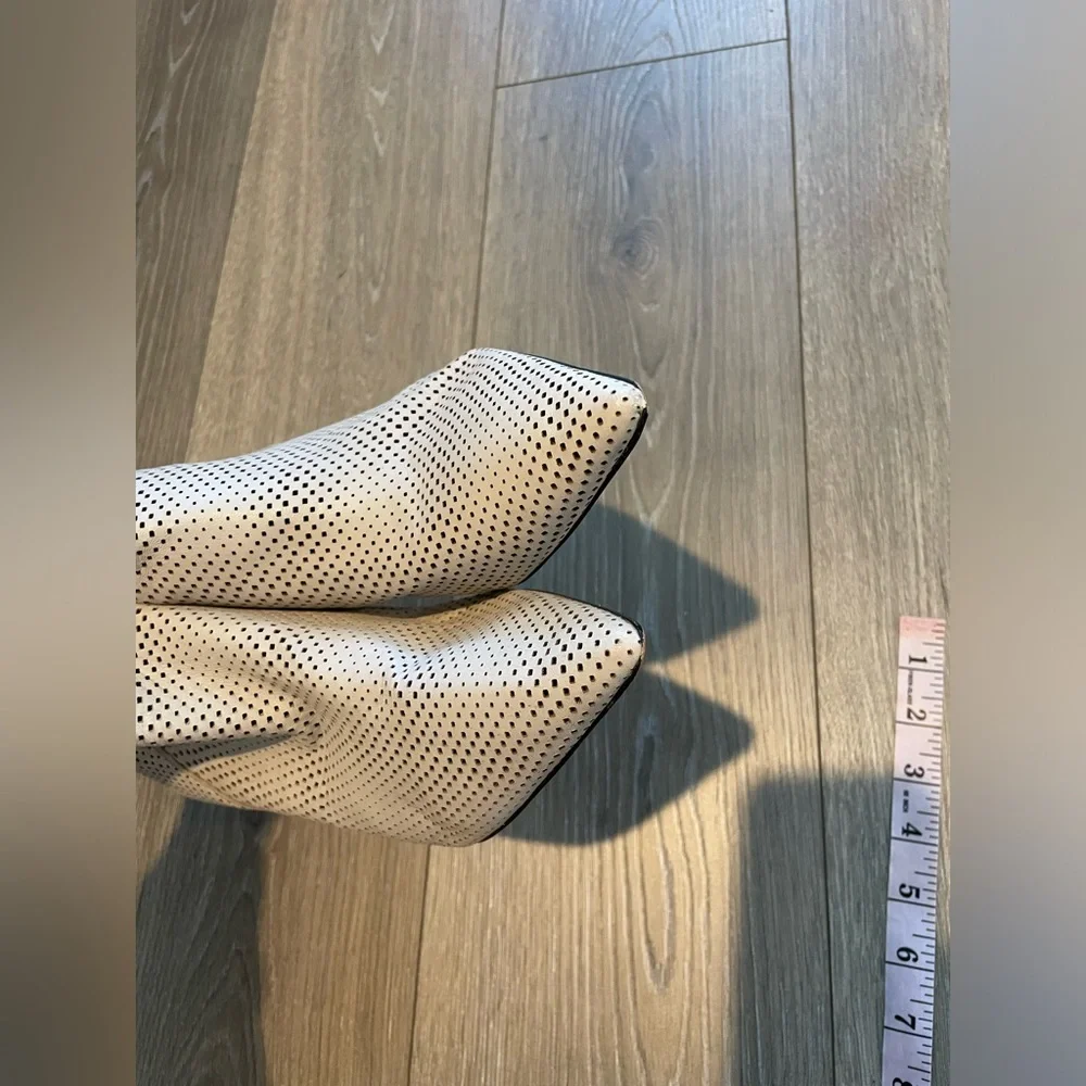 Franco Sarto Bobbi Perforated Pointy Toe Bootie